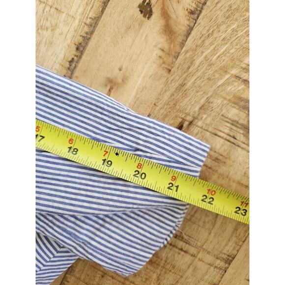 Tahari Women's Seersucker Striped Blazer & Skirt Set Size 4P Career Coastal - Picture 12 of 16